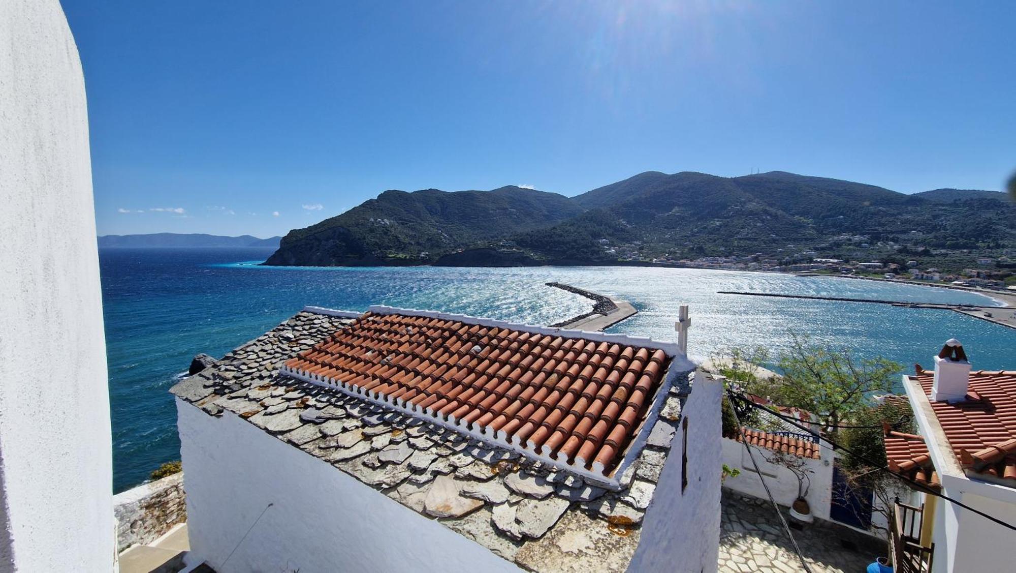 Peppermint Bay Villa Skopelos Town Bagian luar foto