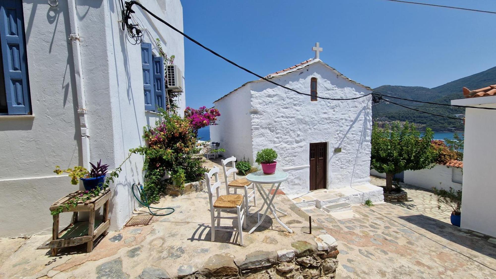 Peppermint Bay Villa Skopelos Town Bagian luar foto