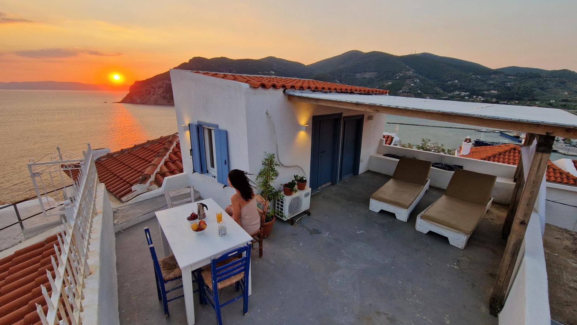 Peppermint Bay Villa Skopelos Town Bagian luar foto